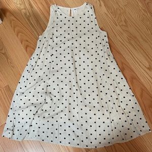 Black and White Polka Dot swing Dress